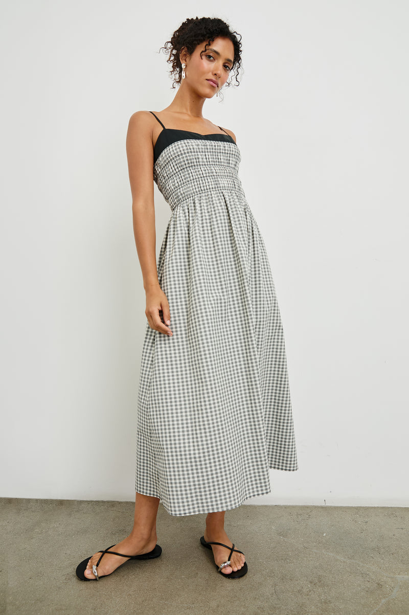 Rails Primrose Dress - Ivory Jet Gingham
