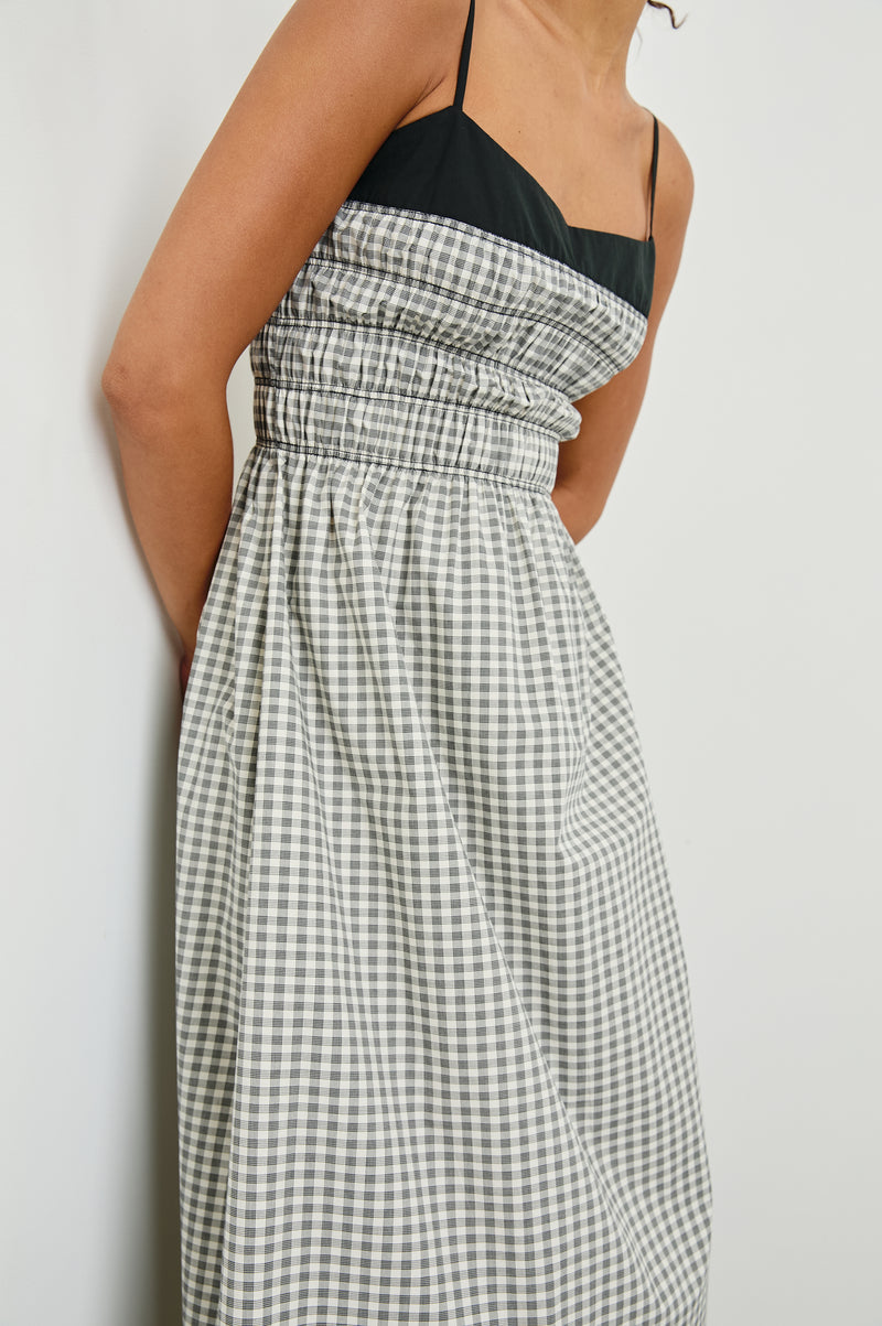 Rails Primrose Dress - Ivory Jet Gingham