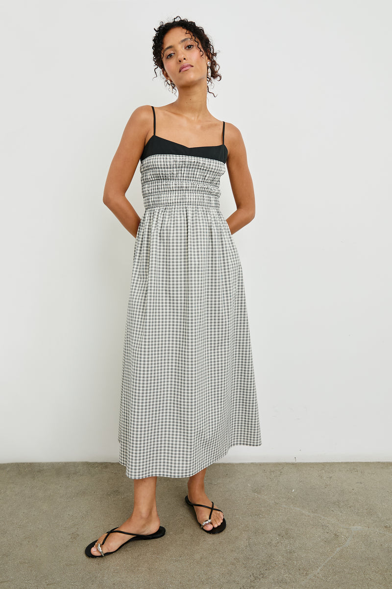 Rails Primrose Dress - Ivory Jet Gingham