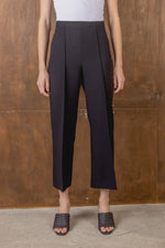 Vivere Sadie Cropped Kick flare Trouser - Black