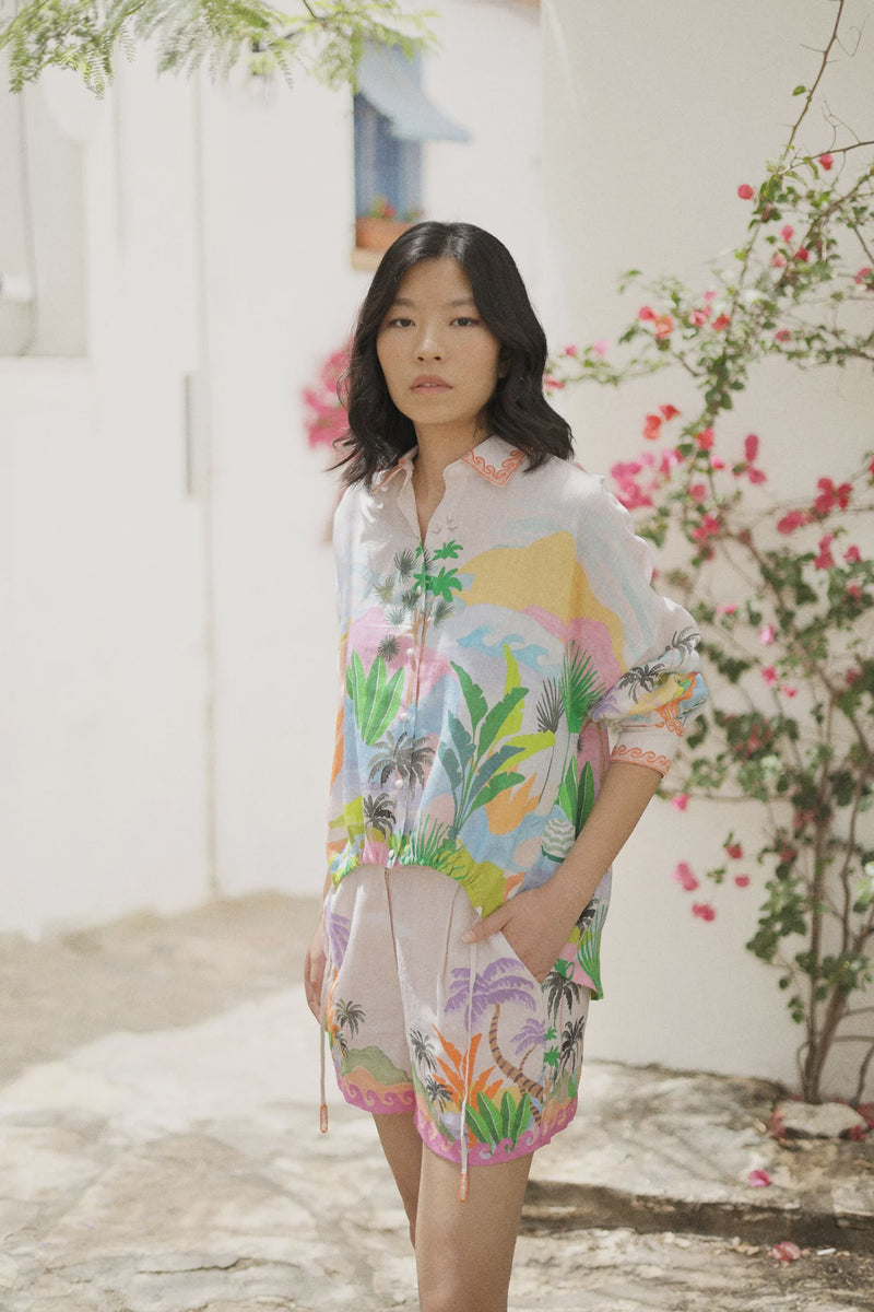 NOIB (No In Between) Fleur Shirt - By The Sea