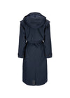 BRGN Regndrape Trench - Navy Pinstripe