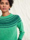 Lowie Snow Scottish Made Lambswool Jumper - Mint