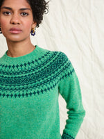 Lowie Snow Scottish Made Lambswool Jumper - Mint