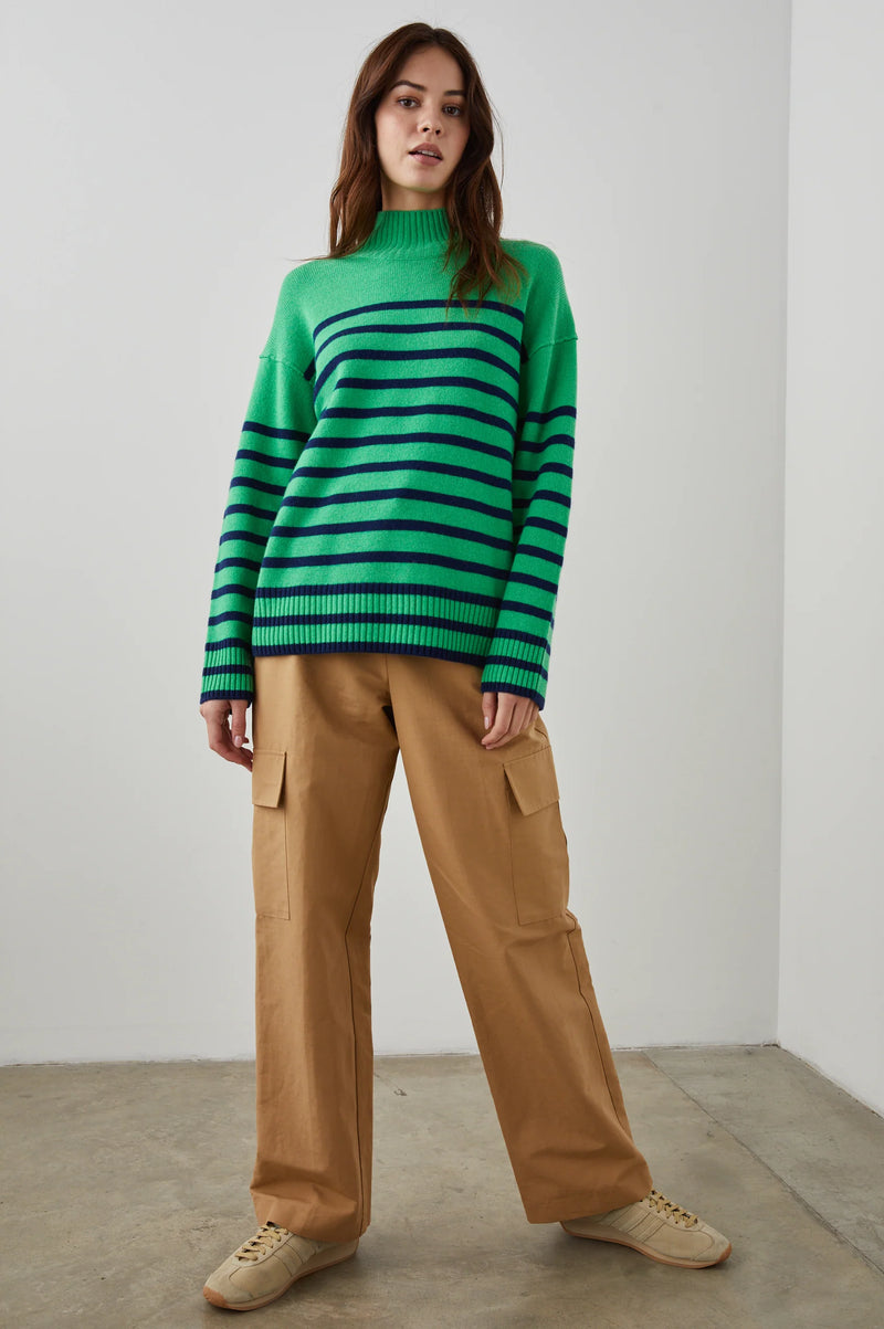 Rails Sasha Sweater - Kelly Navy Stripe