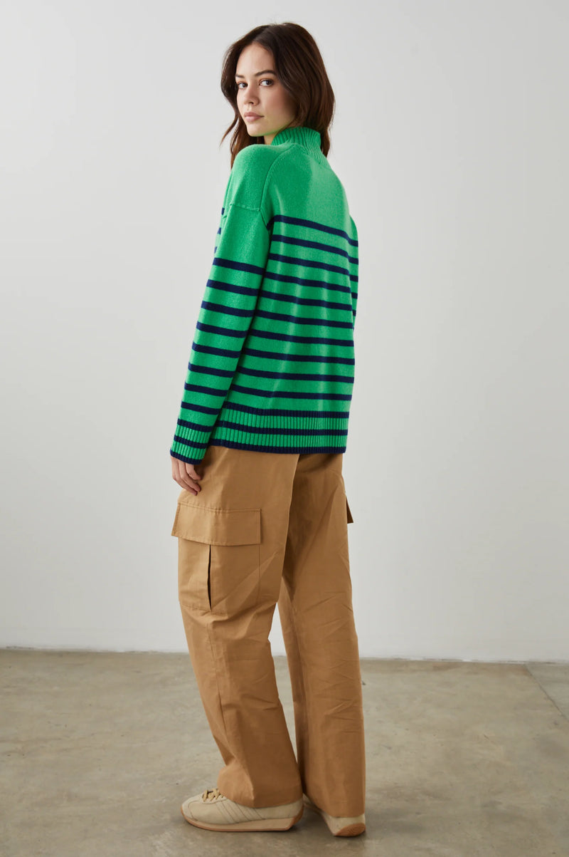Rails Sasha Sweater - Kelly Navy Stripe