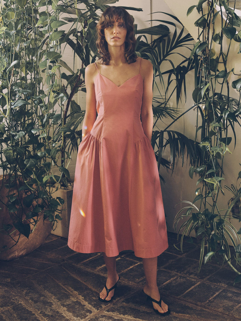Vivere Mabel Sundress - Dusty Rose