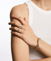 Anna Beck Classic Cross Cuff - Gold & Silver