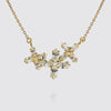 Caroline Svedbom Multi Star Necklace Gold - Crystal