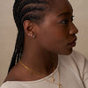 Orelia Pave Starburst & Opal Mini Micro 3 Pack Earrings