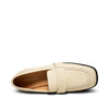 Shoe The Bear Erika Saddle Leather Loafer- Off White