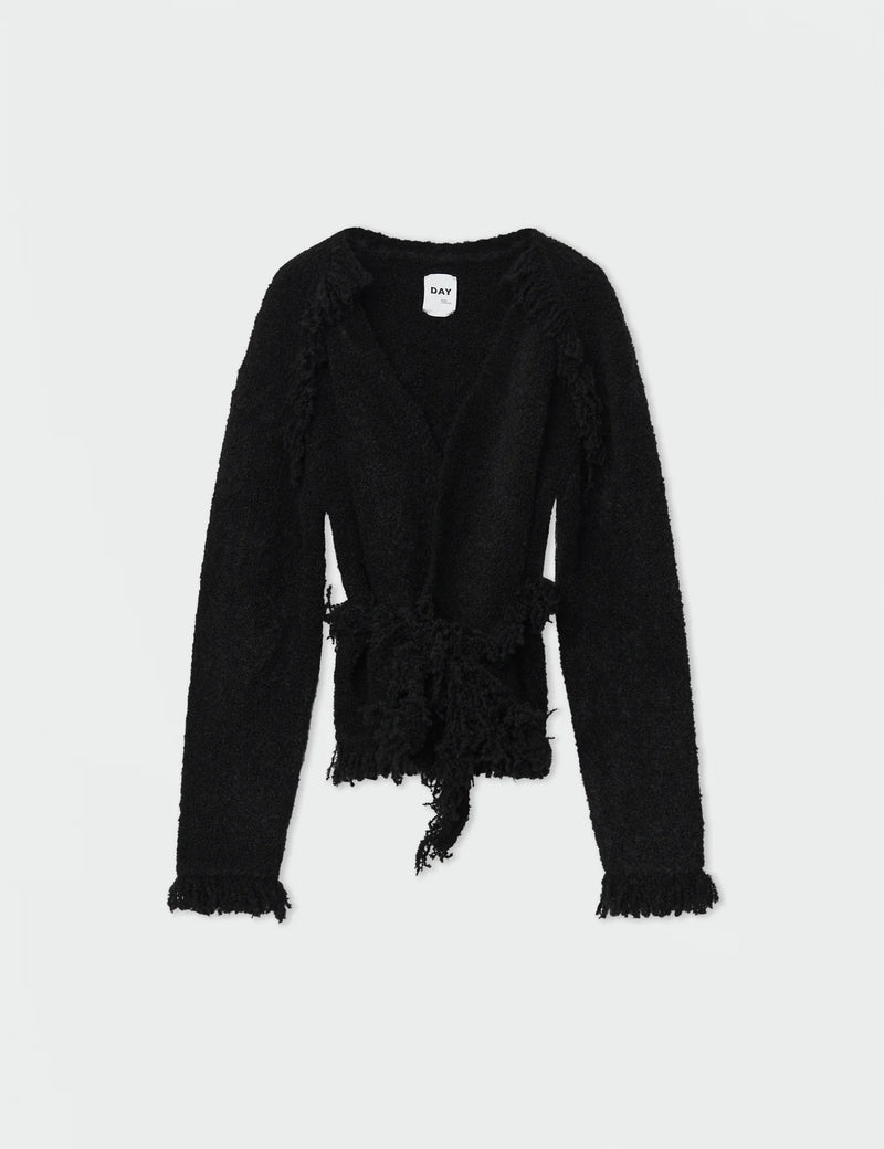 Day Birger Et Mikkelson Santana Boucle Cardigan  -  Black