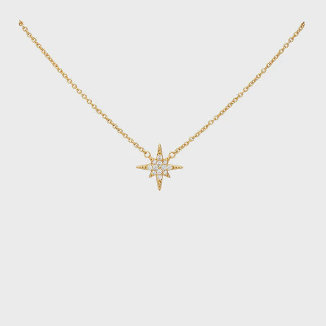 Scream Pretty Stardust Necklace With Slider Clasp - Gold
