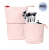Donna May London Stand & Store Makeup Brush Case - Pink Adjustable & Travel-Friendly