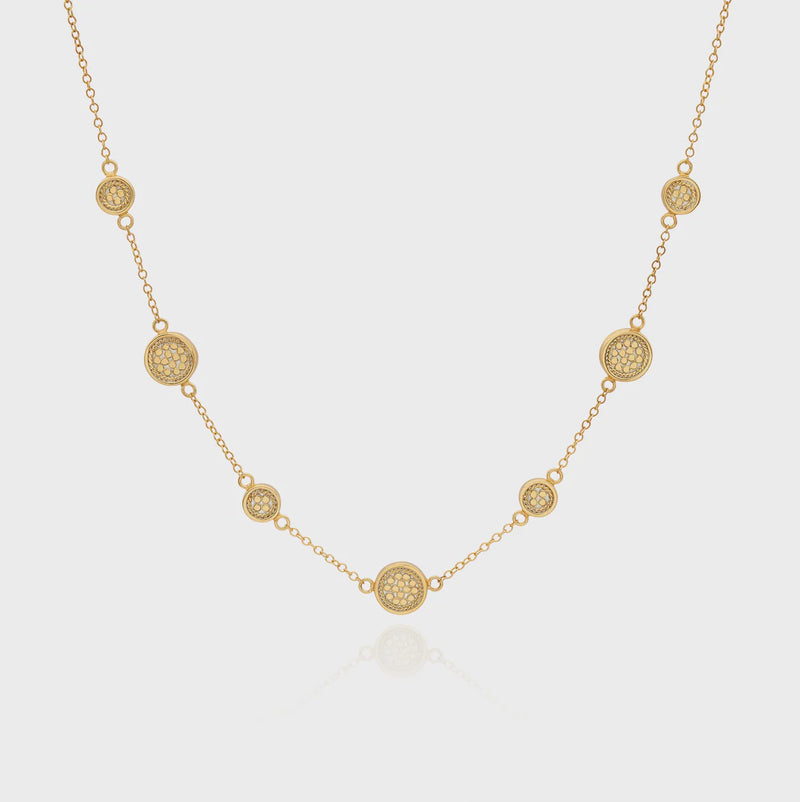 Anna Beck Classic Station Necklace - Gold
