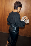 Never Fully Dressed Miley Ruffle Shirt - Black