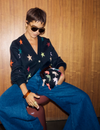 Never Fully Dressed Star Cardigan - Black
