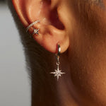 Scream Pretty Starburst Hoop Earrings - Gold