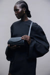 Aleo Sophie Leather Handbag - Black