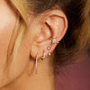 Scream Pretty Starburst Small Single Ear Cuff - Gold