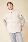 Tanta Pozzanghera Sleeveless Puffer Jacket - Ivory