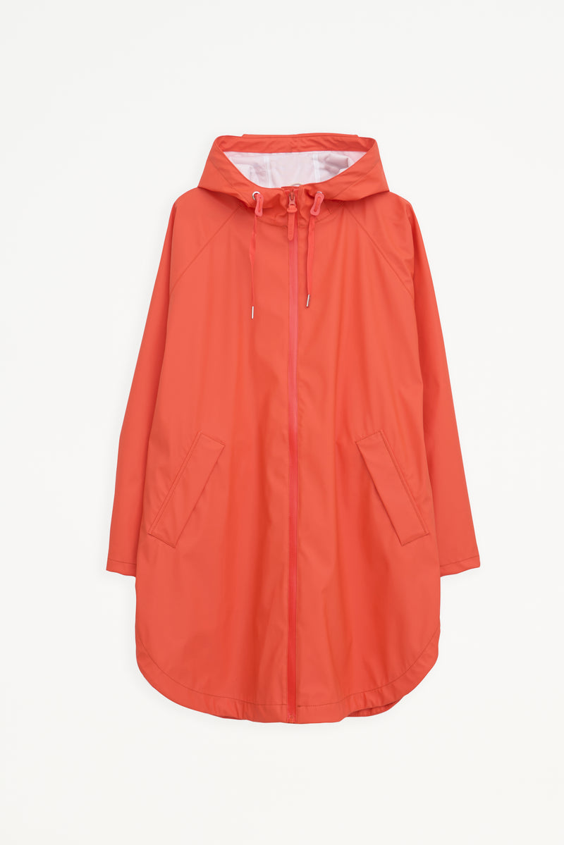 Tanta Sky Raincoat - Tangerine Tango