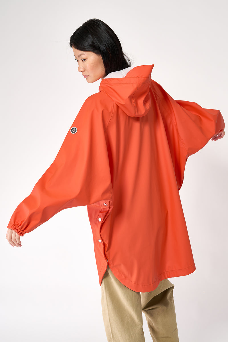 Tanta Sky Raincoat - Tangerine Tango