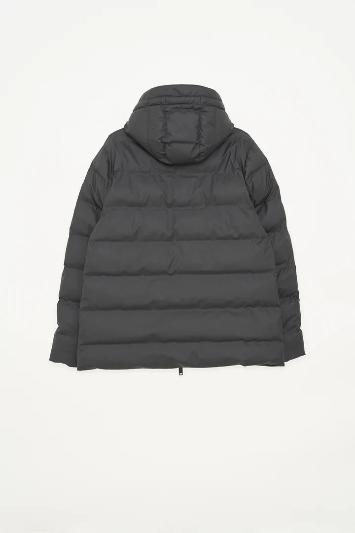 Tanta Nieve Quilted Raincoat - Black