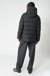 Tanta Nieve Quilted Raincoat - Black