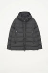 Tanta Nieve Quilted Raincoat - Black