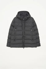 Tanta Nieve Quilted Raincoat - Black