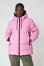 Tanta Nieve Quilted Raincoat - Moonlite Mauve