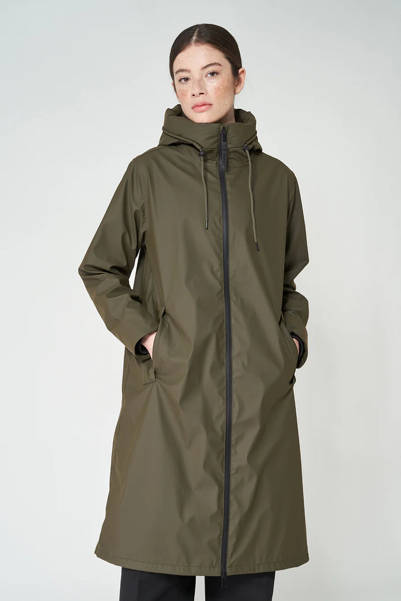 Khaki raincoat sales