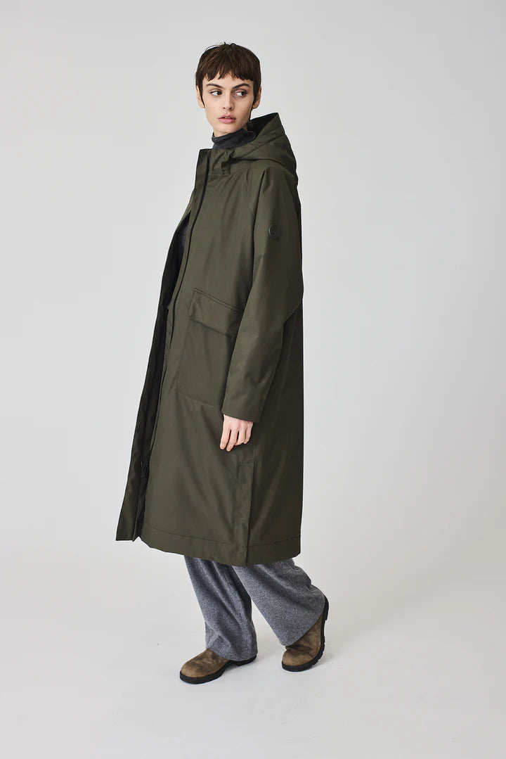 TANTA Torm Trench Coat - Khaki