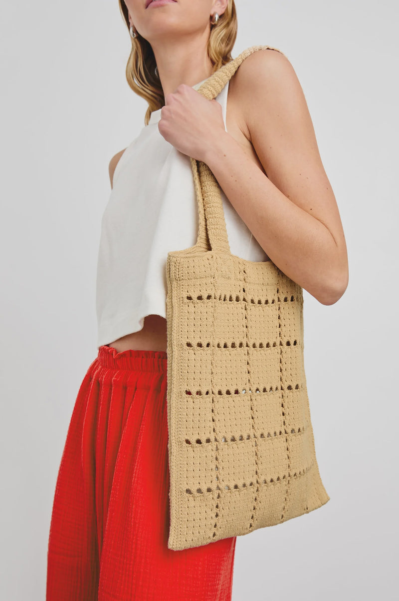 Rails The Crochet Tote Bag - Rattan