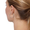 The Hoop Station Chica Latina Small - Silver