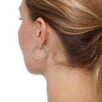 The Hoop Station Chica Latina Small - Silver