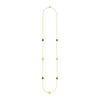 Anna Beck Blue Pearl Station Necklace - Gold