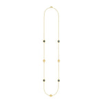 Anna Beck Blue Pearl Station Necklace - Gold