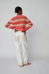 Stella Nova Two Toned Cotton Pants - Denim Moon