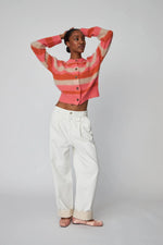 Stella Nova Two Toned Cotton Pants - Denim Moon