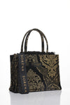 Sorena Xrysalida Medium Tote Bag - Black/Gold