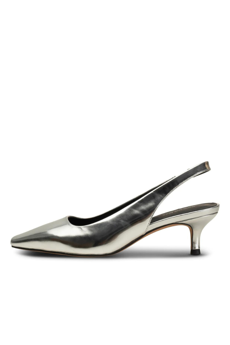 Shoe The Bear Maxine Sandal Leather - Silver Metallic