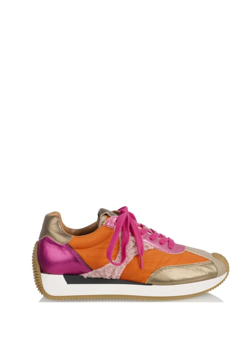 DWRS Scobey Scuna Sneakers - Orange/Smoke