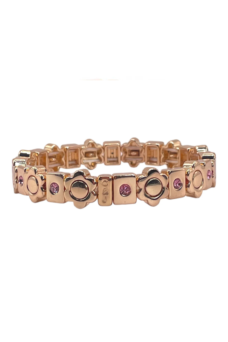Coco & Jane Loves Rocky Jewels Bracelet - Pink