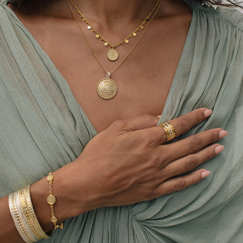 Anna Beck Asha Band Ring - Gold