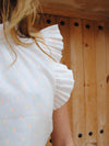 Stardust Victoria Sun Blouse - Neon Dots