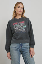 Rails Paris Map Vintage Raglan Sweatshirt