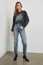 Rails Paris Map Vintage Raglan Sweatshirt