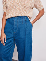 Vivere Waverley Barrel Leg Denim Jeans - Blue